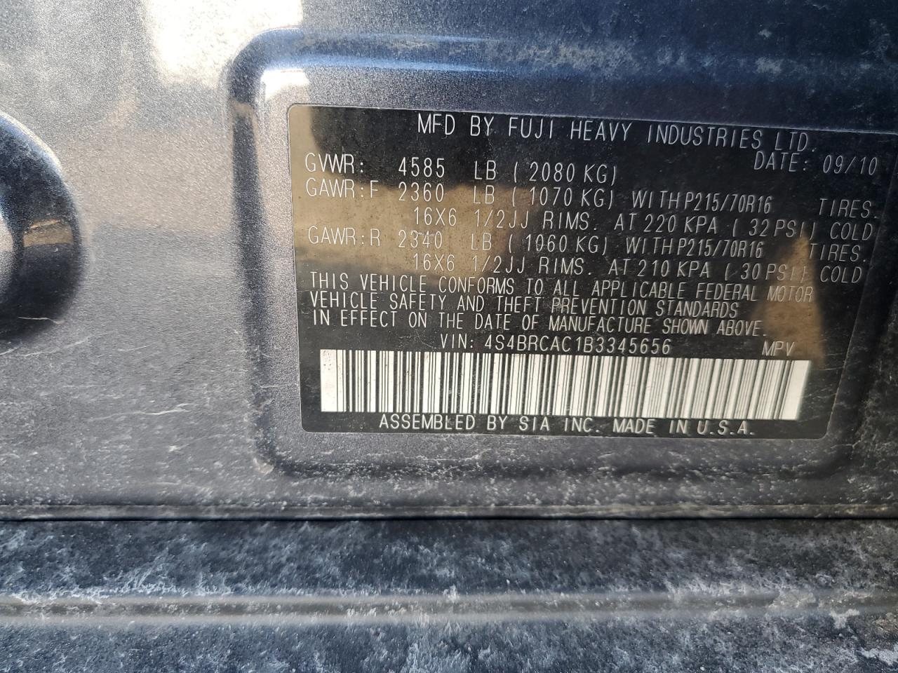 2011 Subaru Outback - Image 13