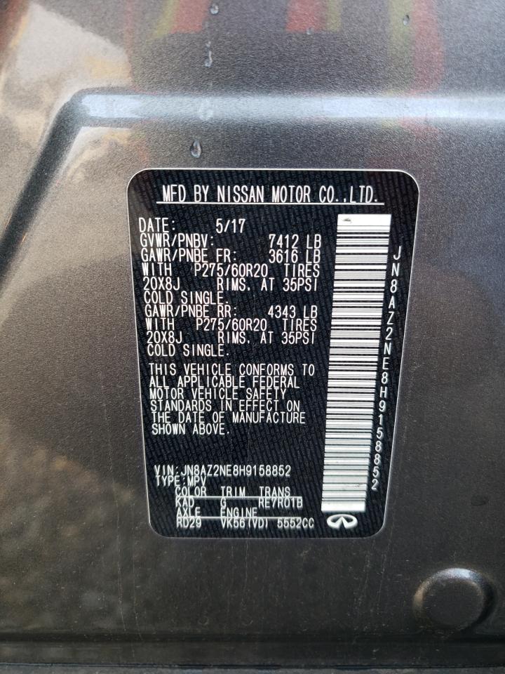 2017 Infiniti QX80 - Image 13