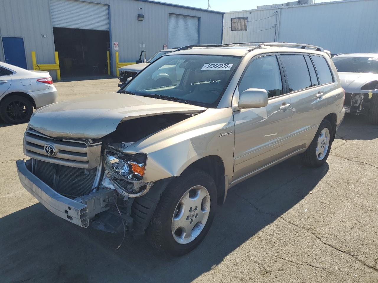 2004 Toyota Highlander na sprzedaż w Vallejo, CA - Front End