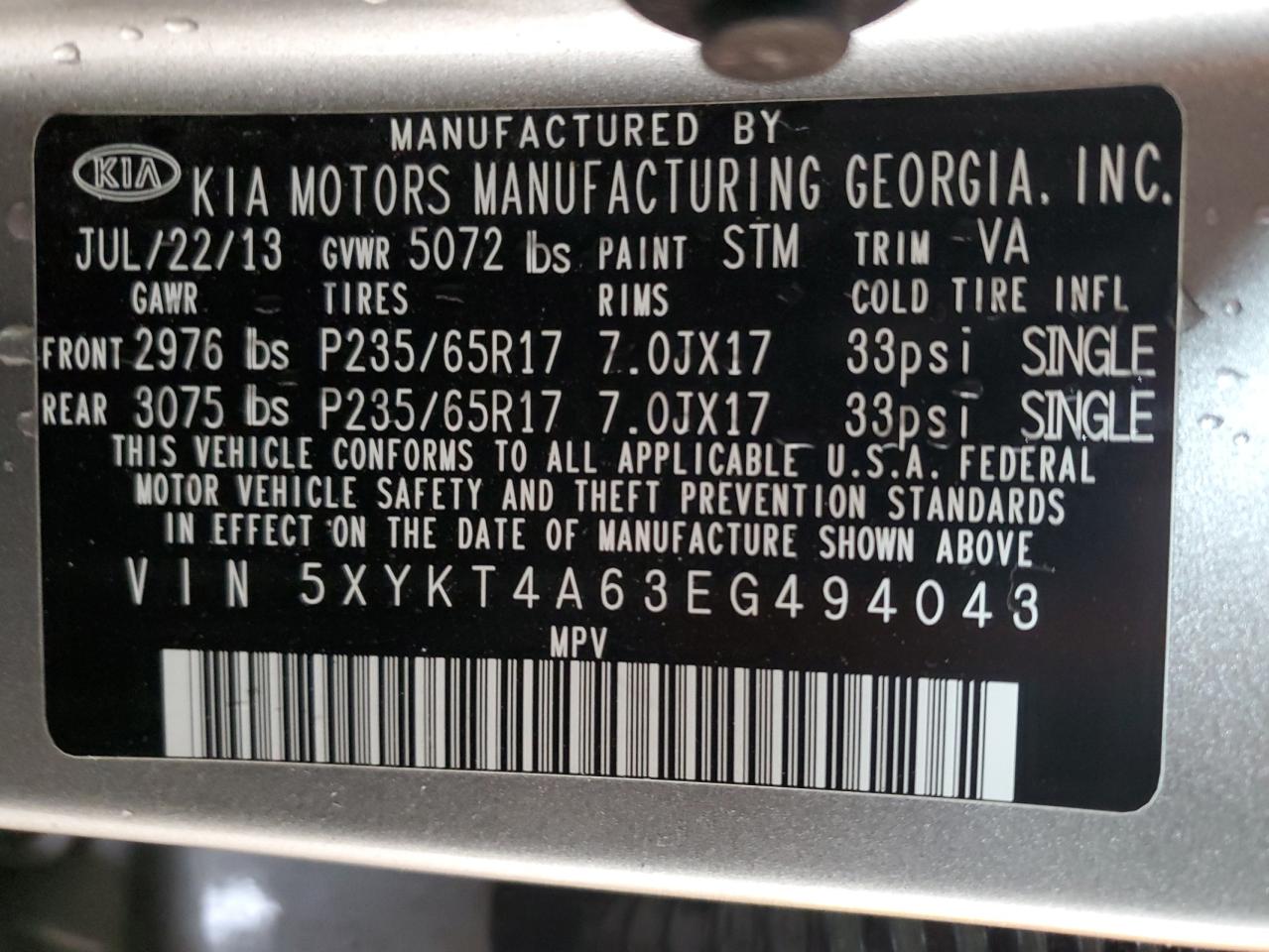 2014 Kia Sorento - Image 15