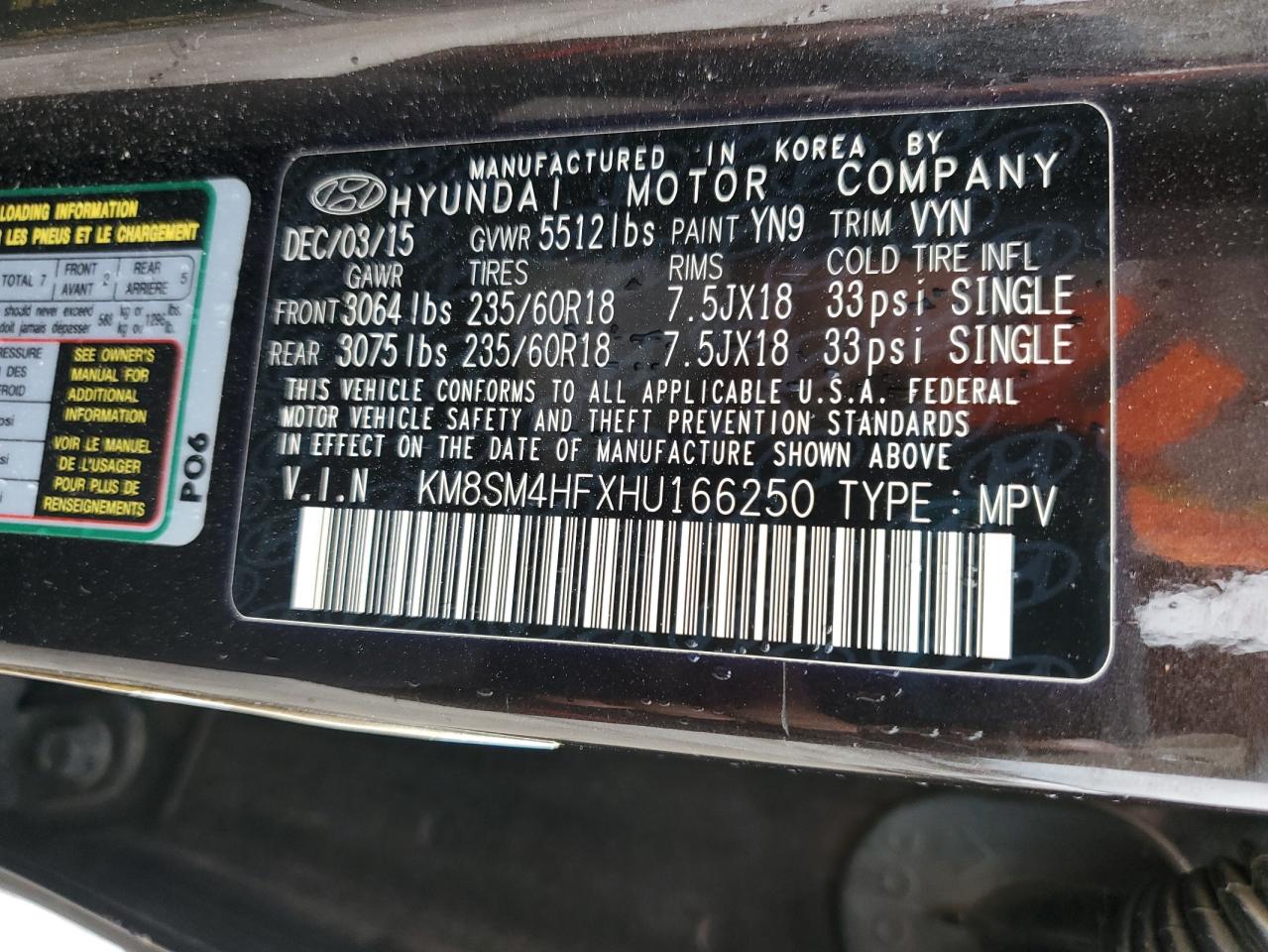 2017 Hyundai Santa Fe - Image 14