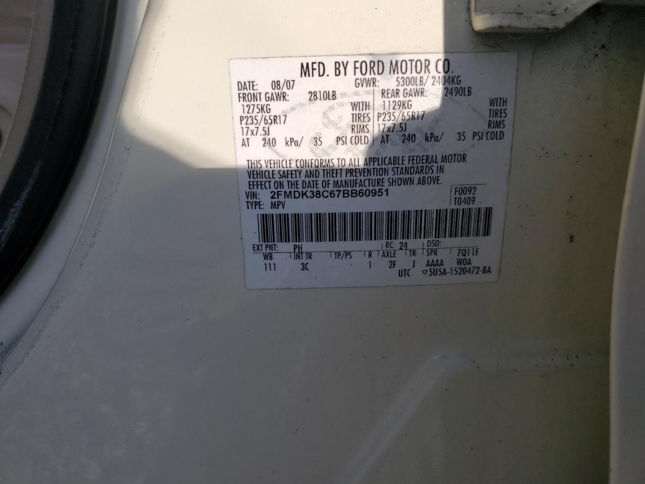 2007 Ford Edge - Image 15