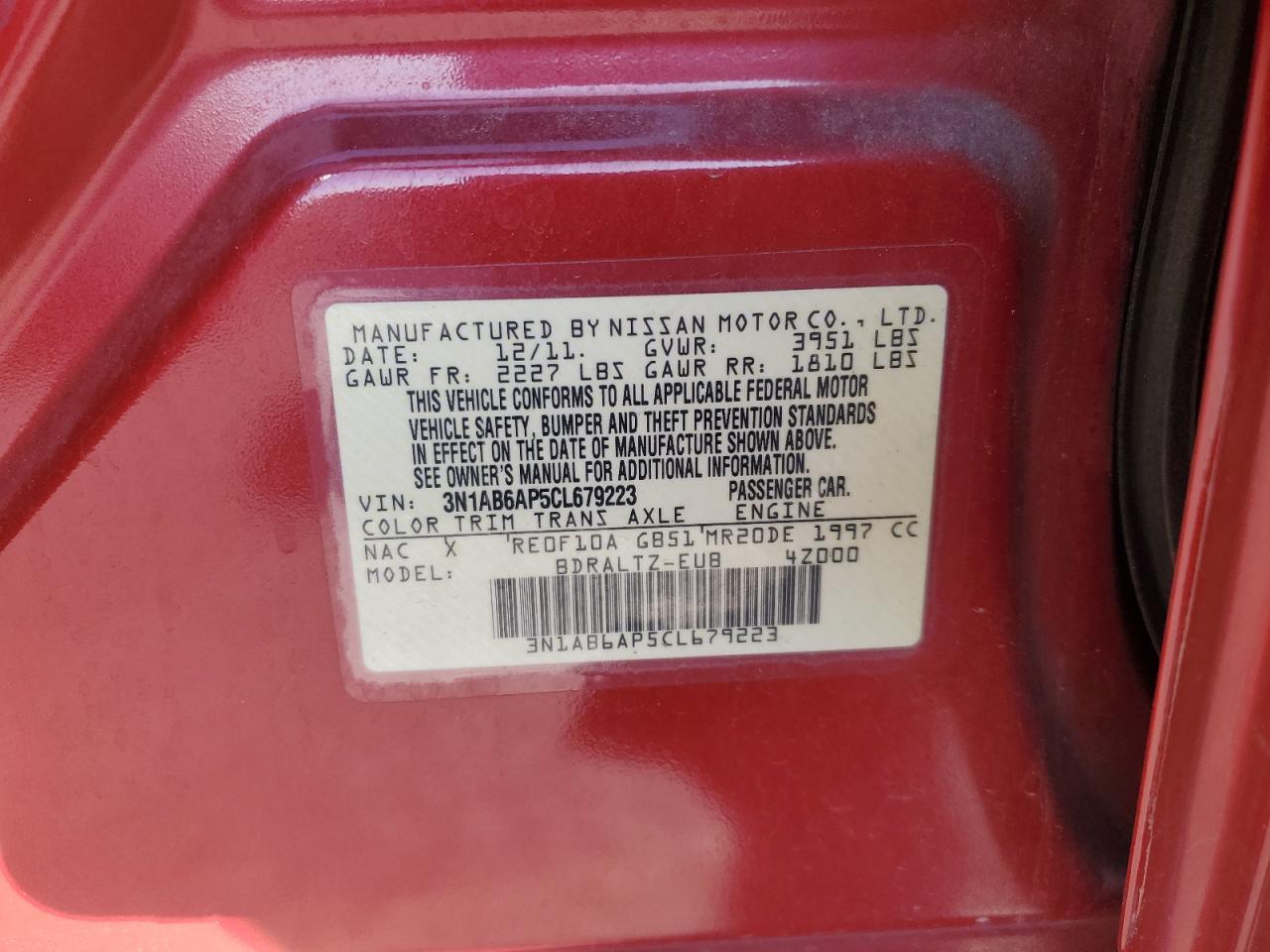 2012 Nissan Sentra - Image 12