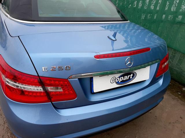 2012 MERCEDES BENZ E 250 BLUE