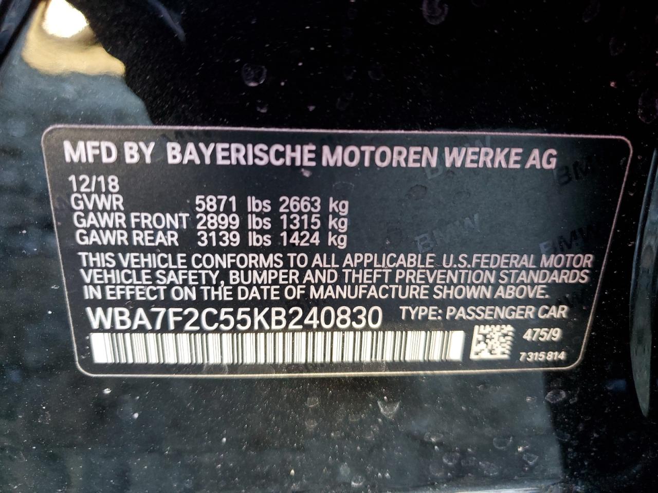 2019 BMW 7er - Image 12