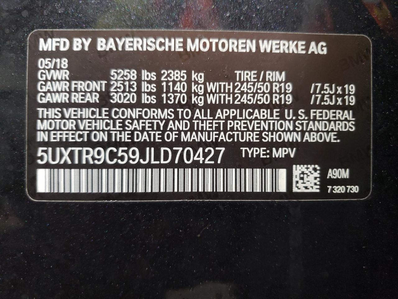 2018 BMW X3 - Image 12