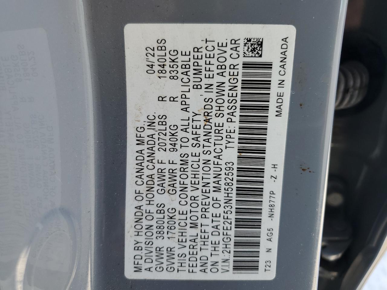 2022 Honda Civic - Image 13