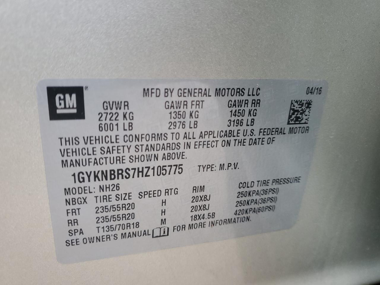 2017 Cadillac XT5 - Image 14