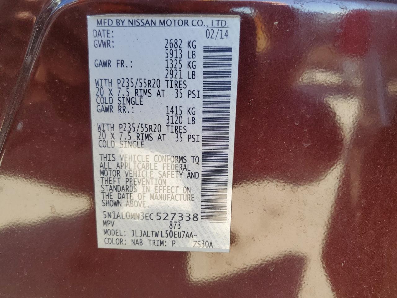 2014 Infiniti QX60 - Image 15
