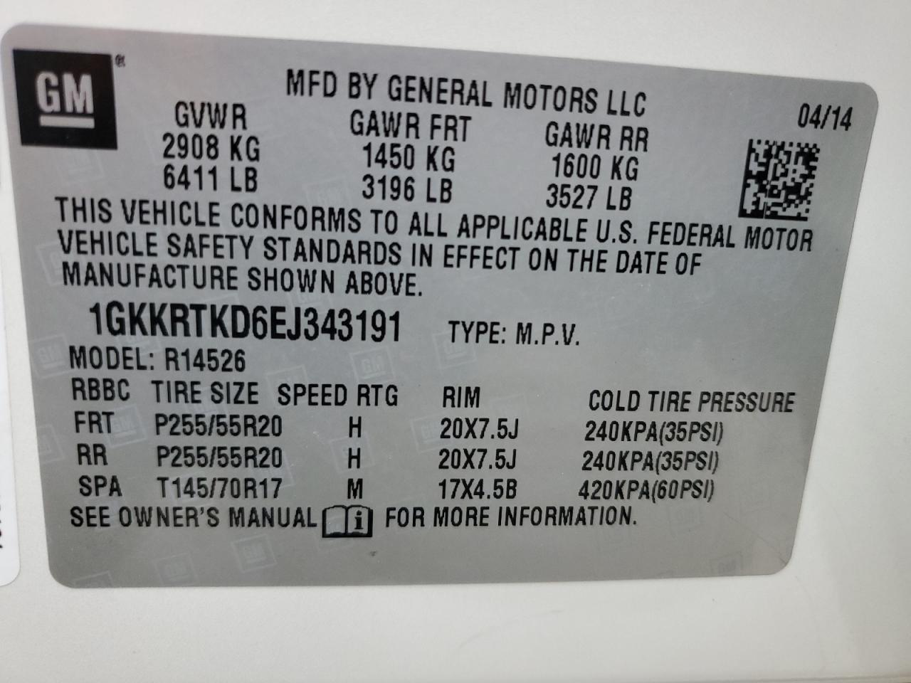 2014 GMC Acadia - Image 14