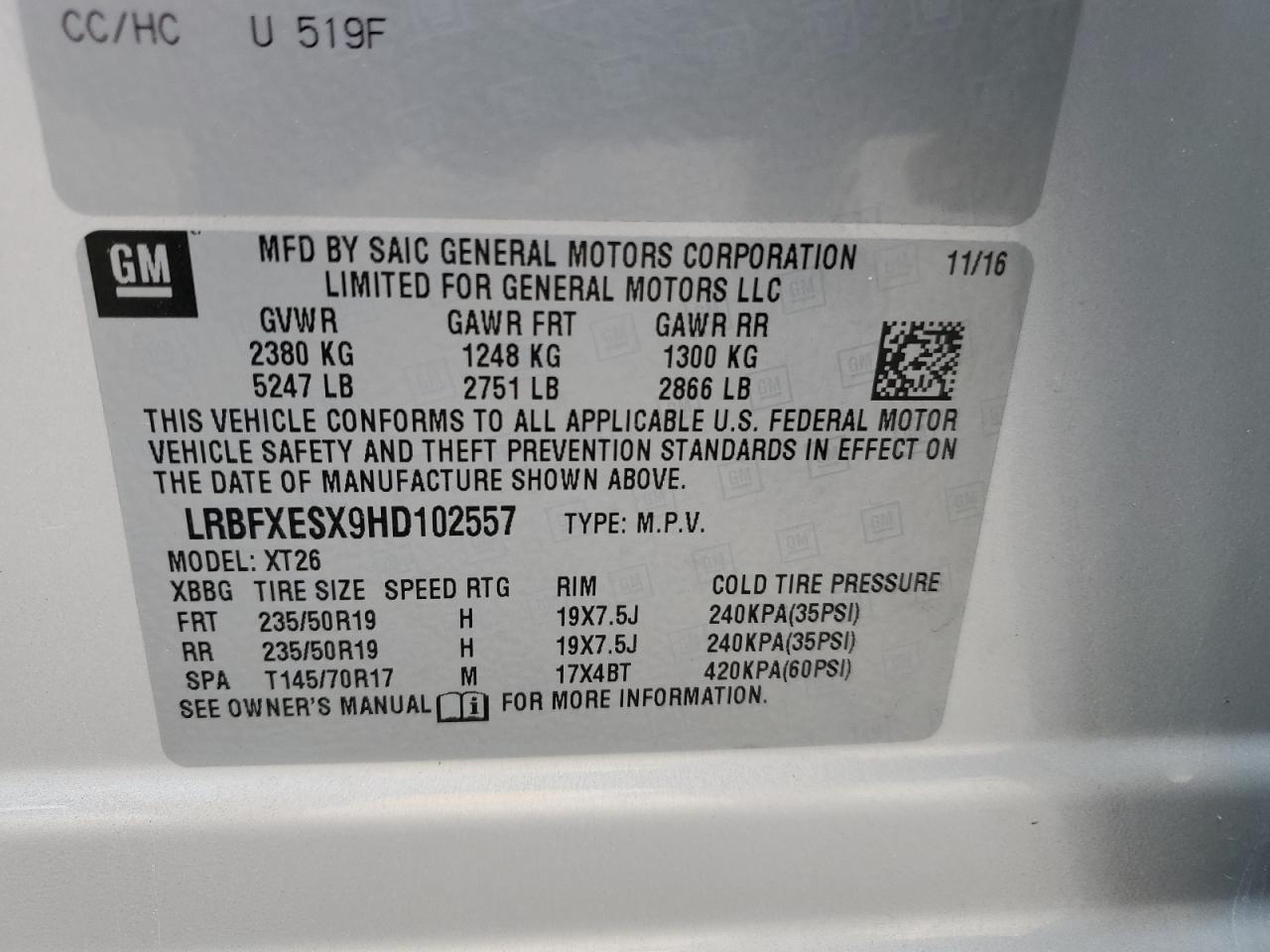 2017 Buick Envision - Image 15
