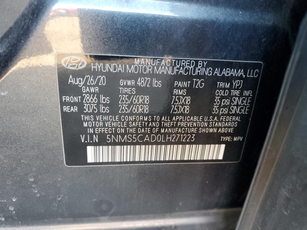 2020 Hyundai Santa Fe - Image 14