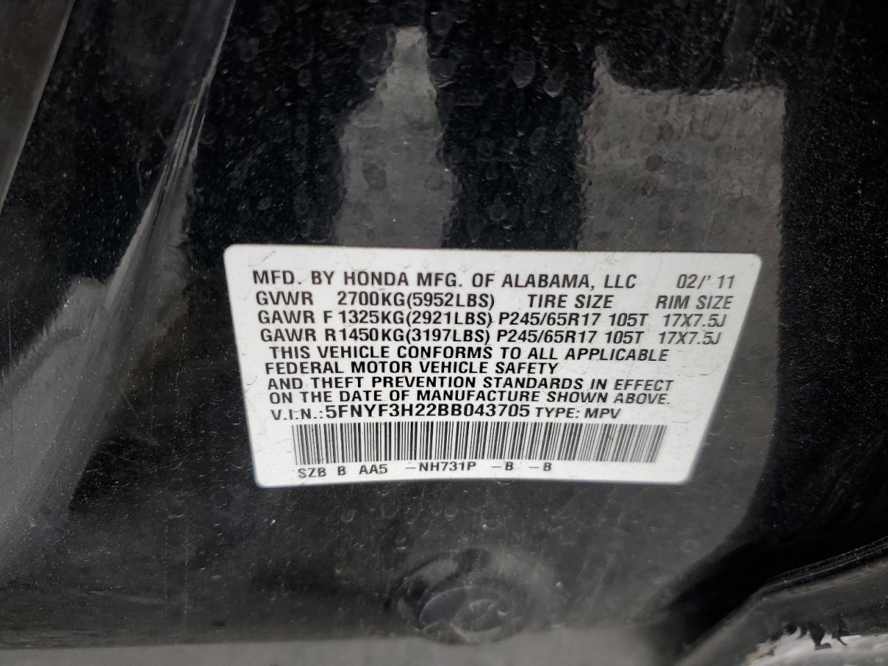 2011 Honda Pilot - Image 15