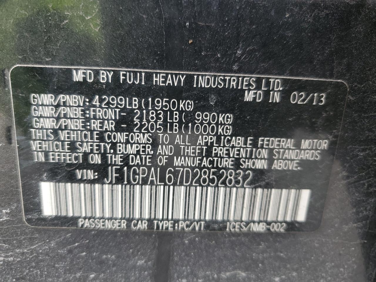 2013 Subaru Impreza - Image 12