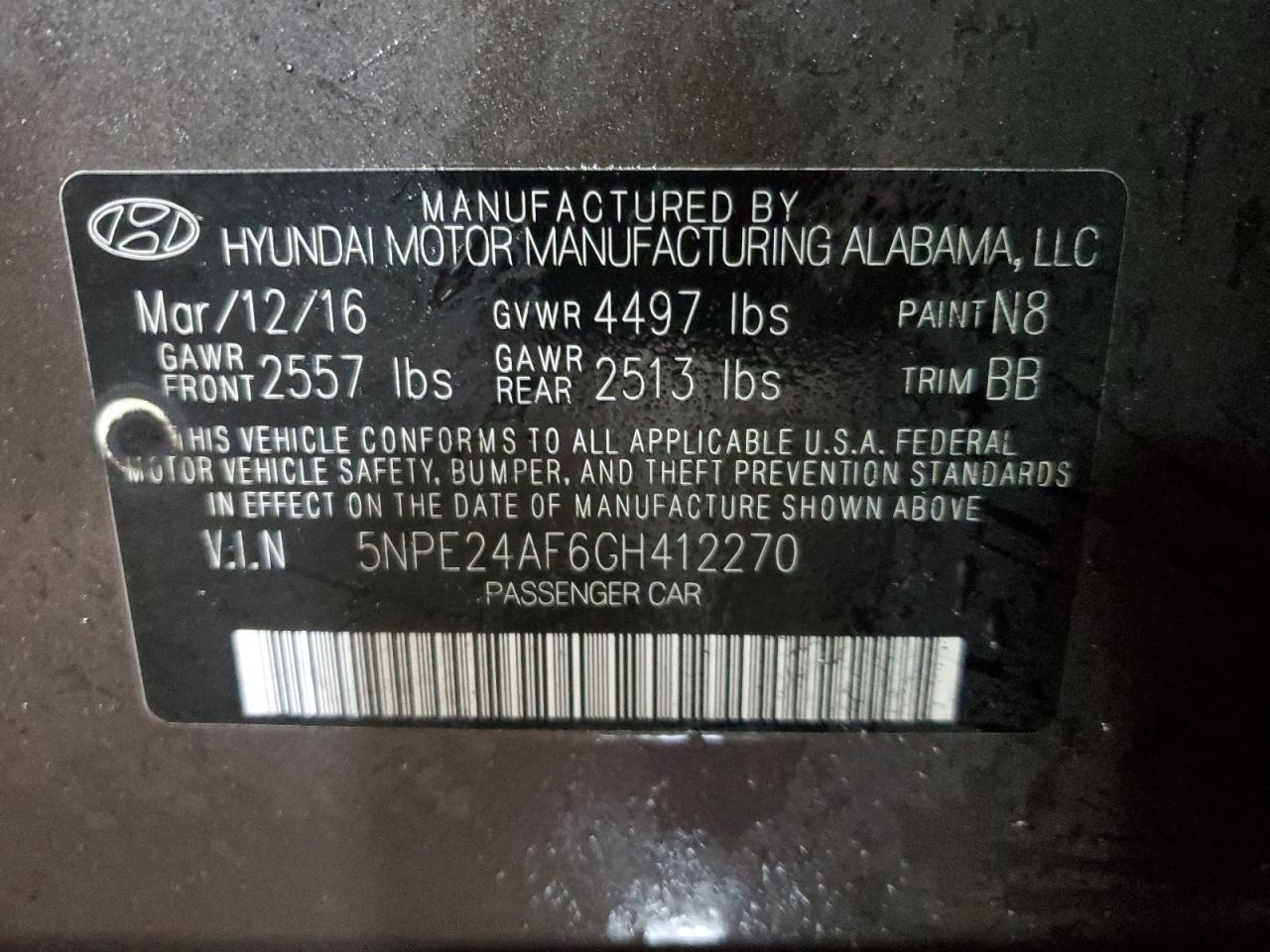 2016 Hyundai Sonata - Image 13