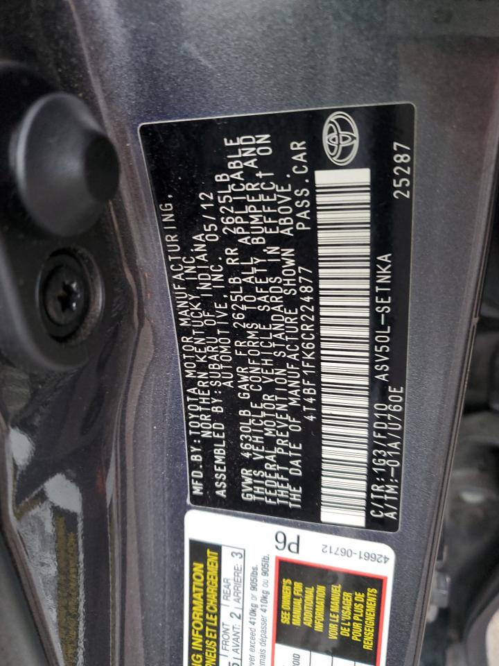 2012 Toyota Camry - Image 14