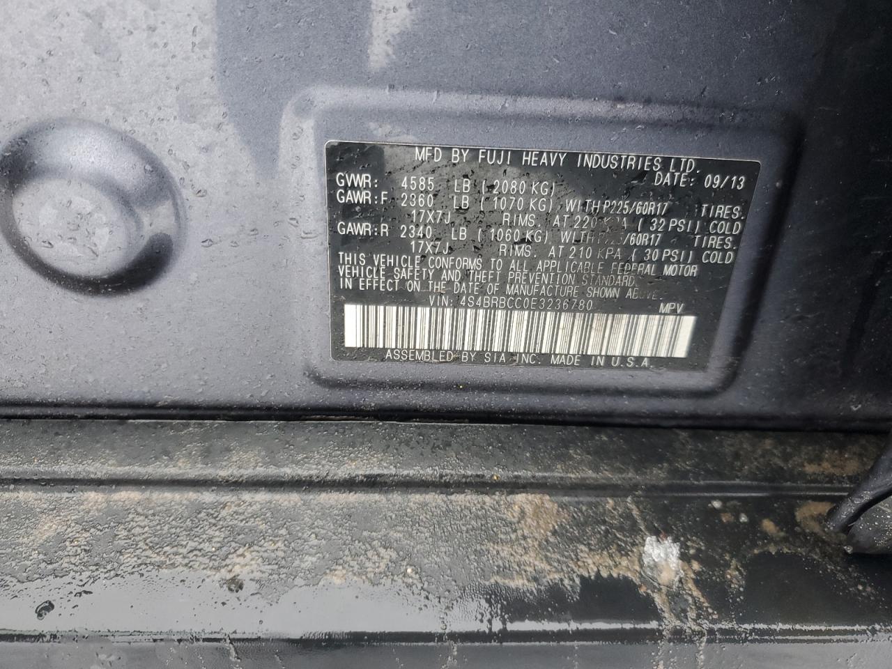 2014 Subaru Outback - Image 13