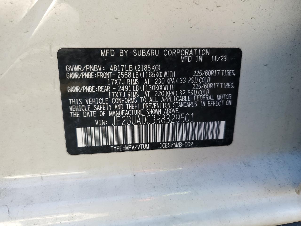 2024 Subaru XV - Image 13