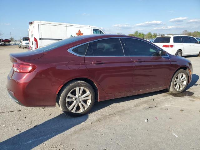 Седани CHRYSLER 200 2016 Бургунді
