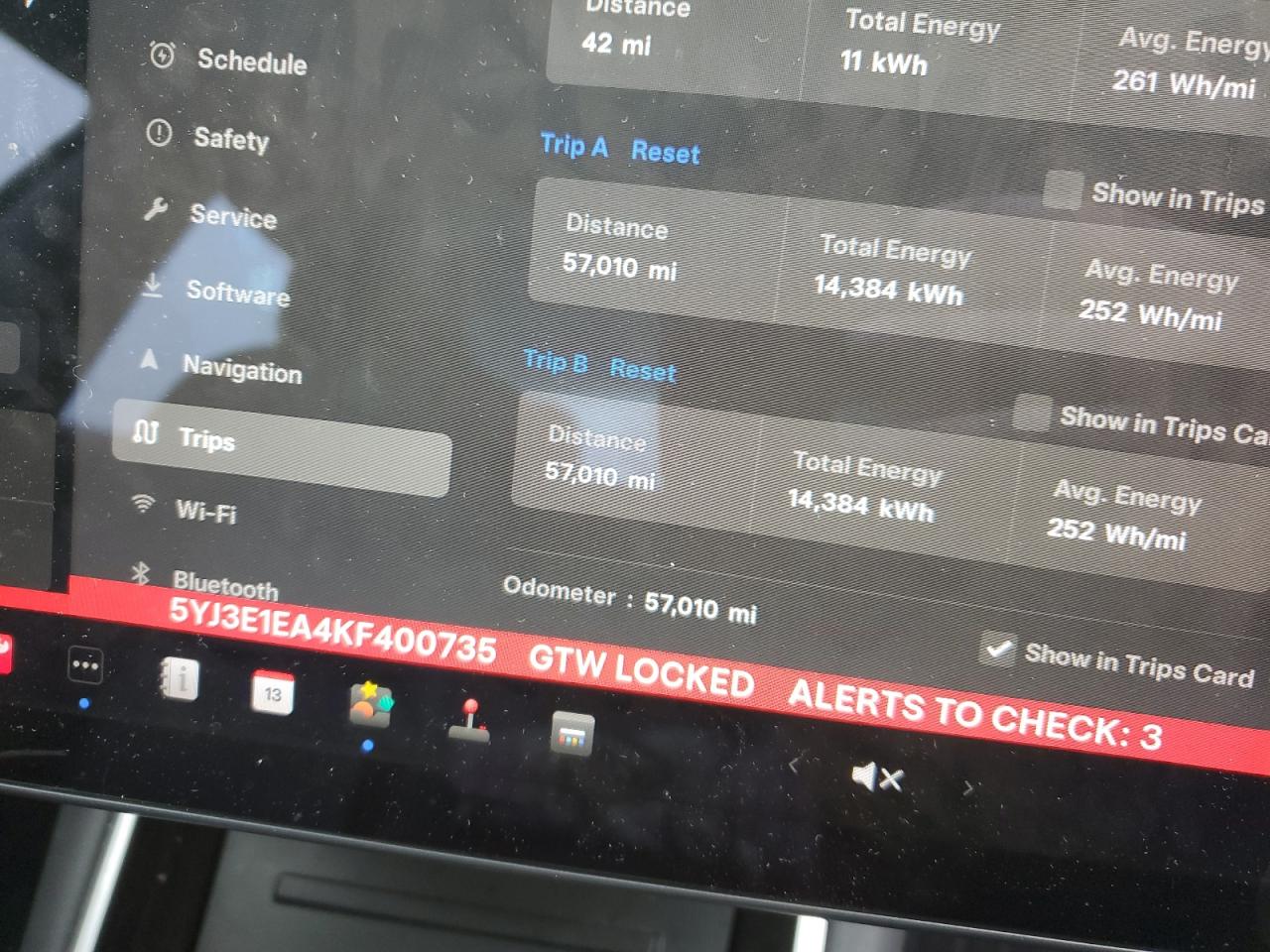 2019 Tesla Model 3 VIN: 5YJ3E1EA4KF400735 Lot: 44428525