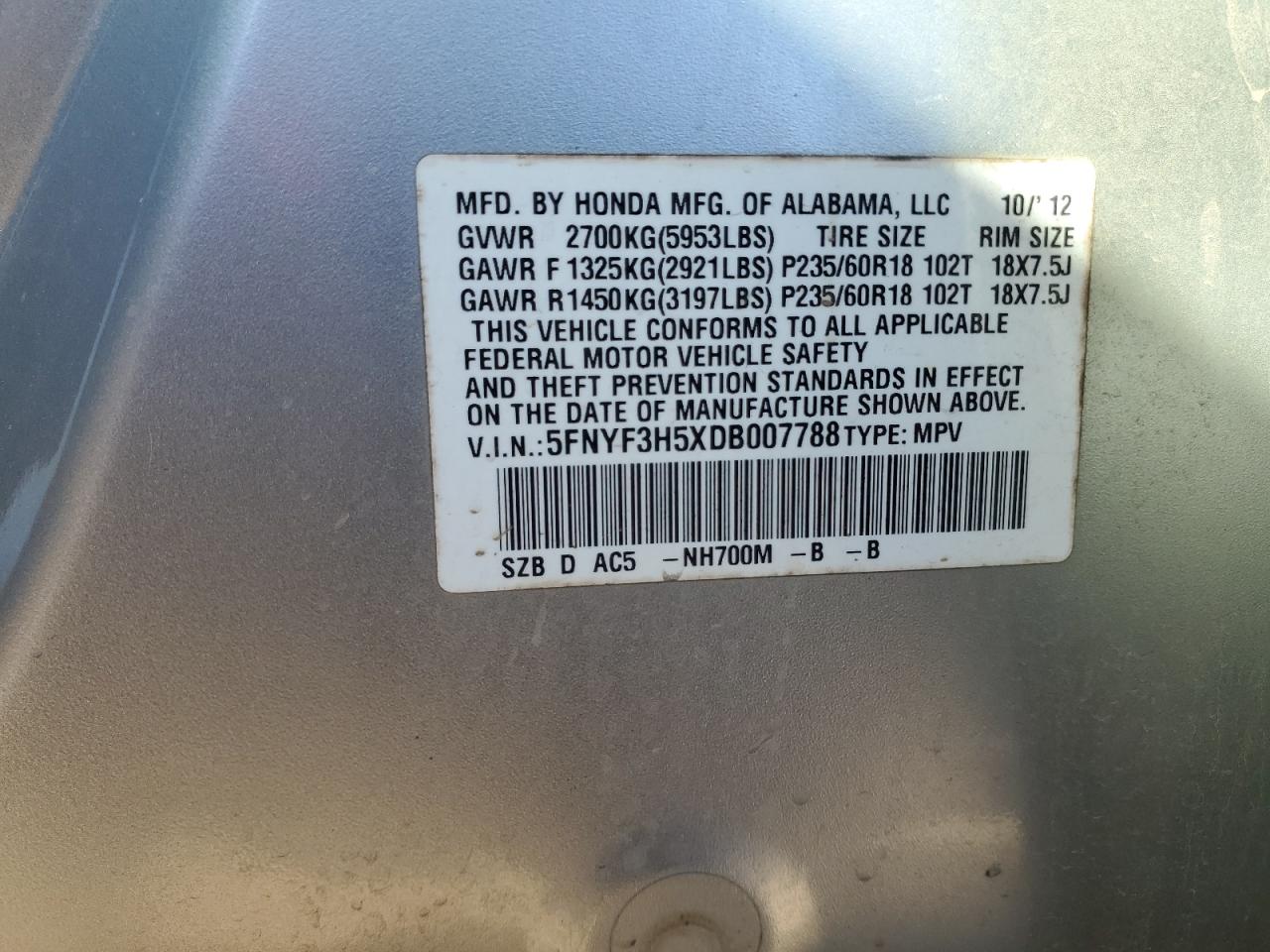 2013 Honda Pilot - Image 15