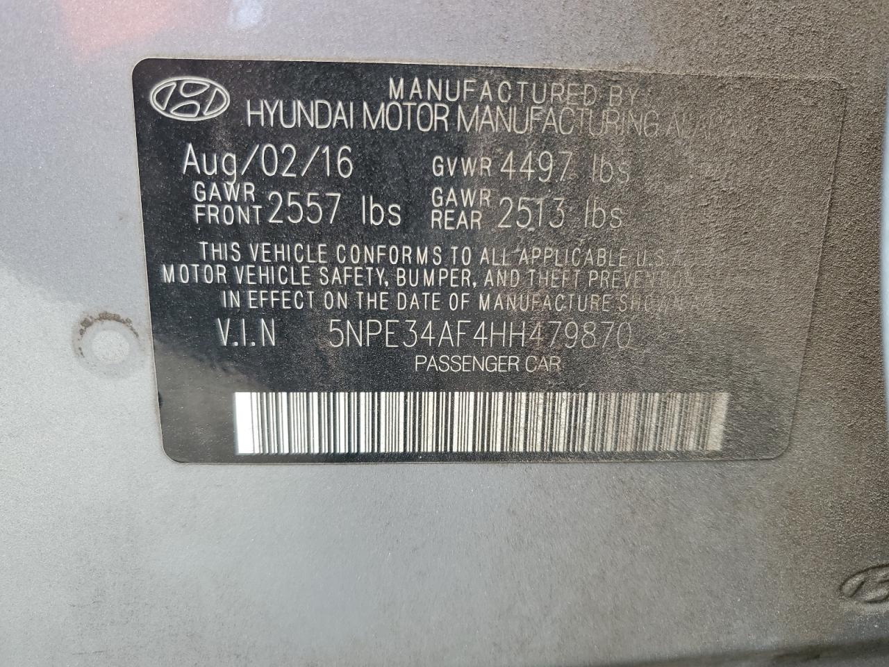 2017 Hyundai Sonata - Image 12