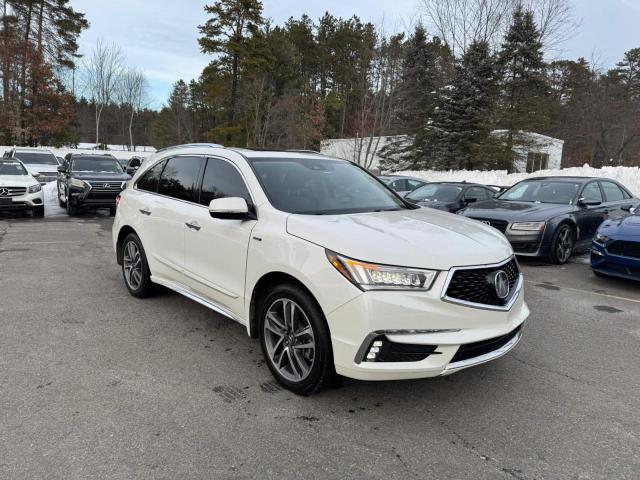2019 ACURA MDX SPORT HYBRID ADVANCE   for sale at Copart MA - NORTH BOSTON