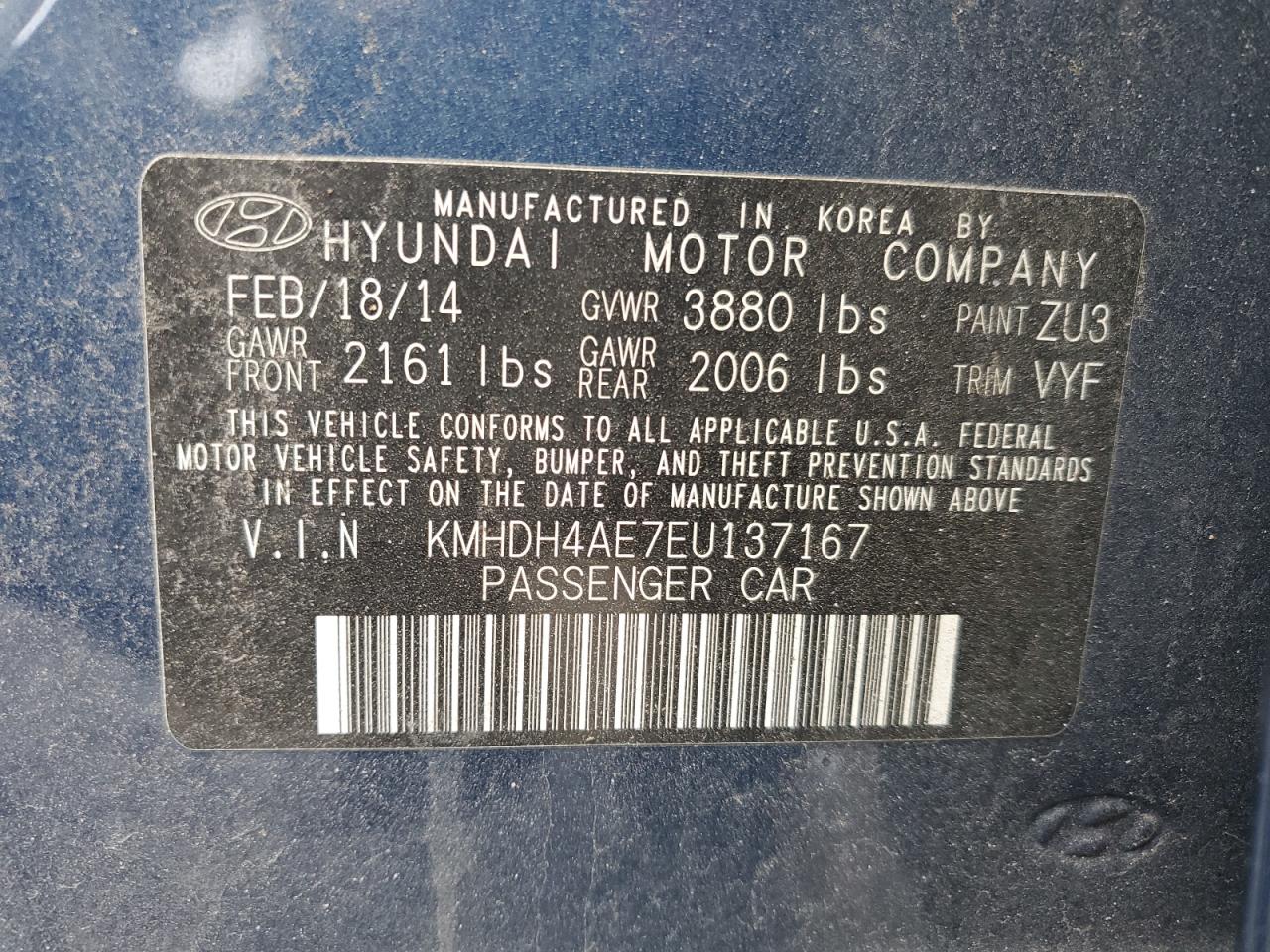 2014 Hyundai Elantra - Image 12