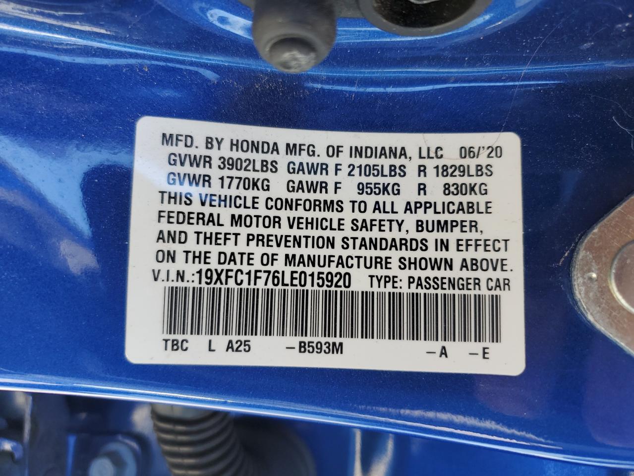 2020 Honda Civic - Image 13