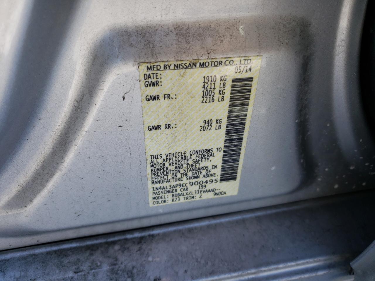 2014 Nissan Altima - Image 12