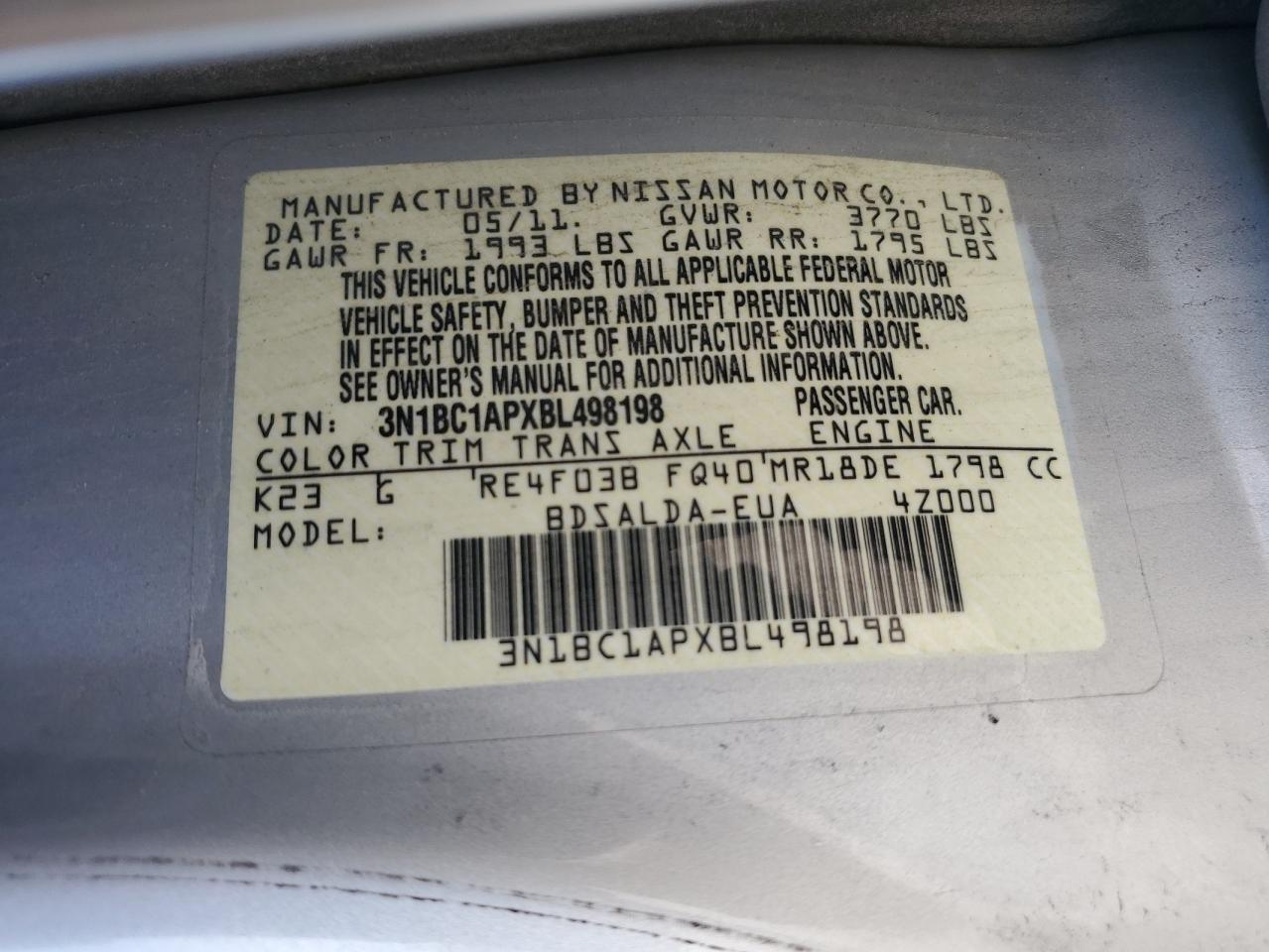2011 Nissan Versa - Image 13