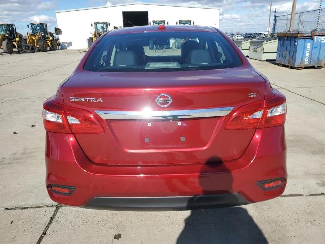 NISSAN SENTRA 2018 Красный