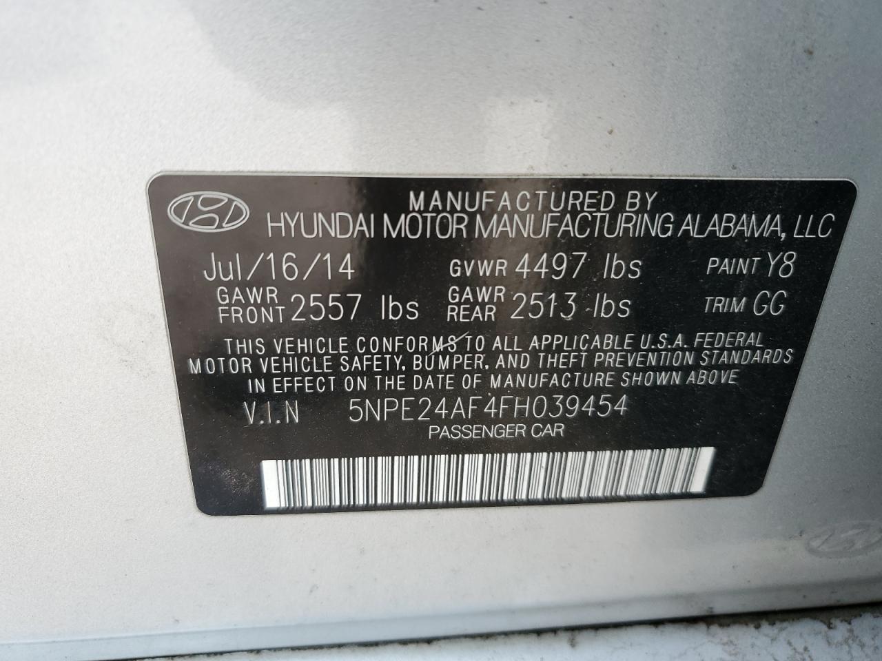 2015 Hyundai Sonata - Image 14
