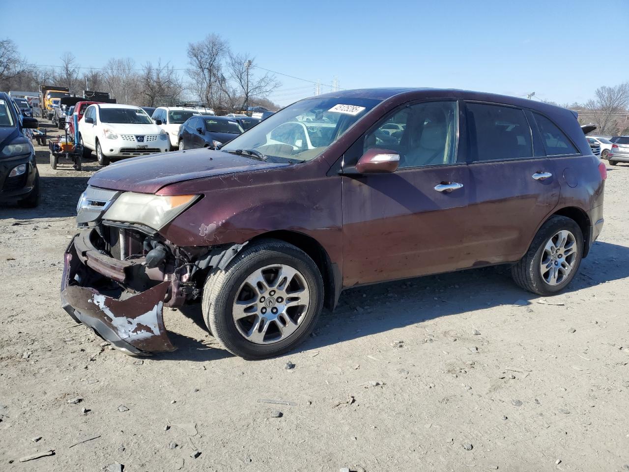 2007 Acura Mdx Technology for Sale in Baltimore, MD - Front End