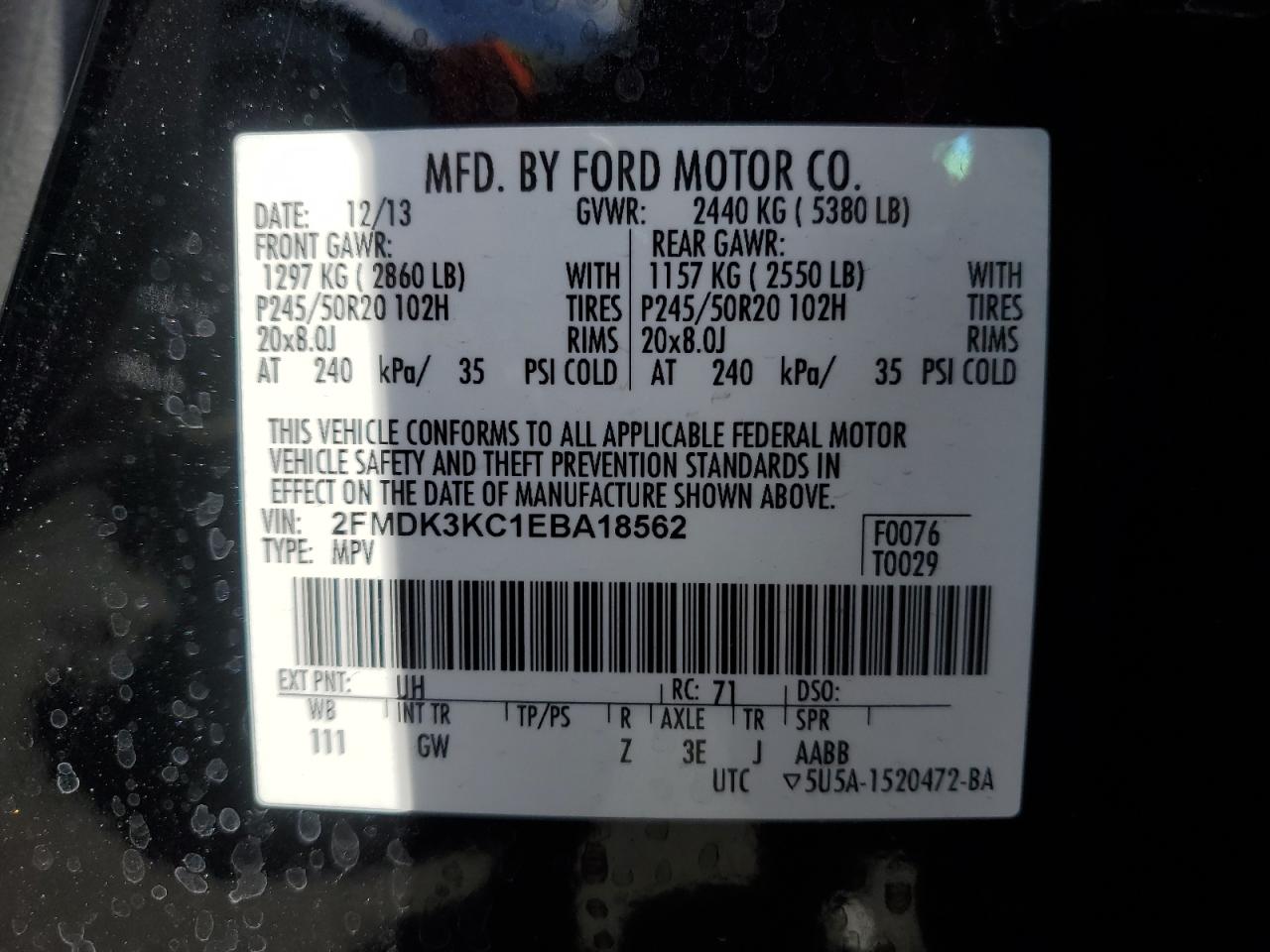 2014 Ford Edge - Image 14