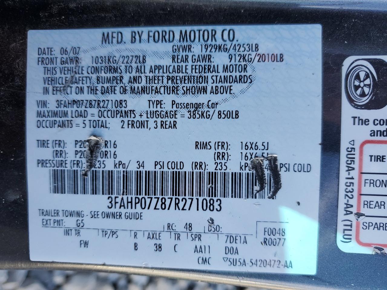 2007 Ford Fusion - Image 12