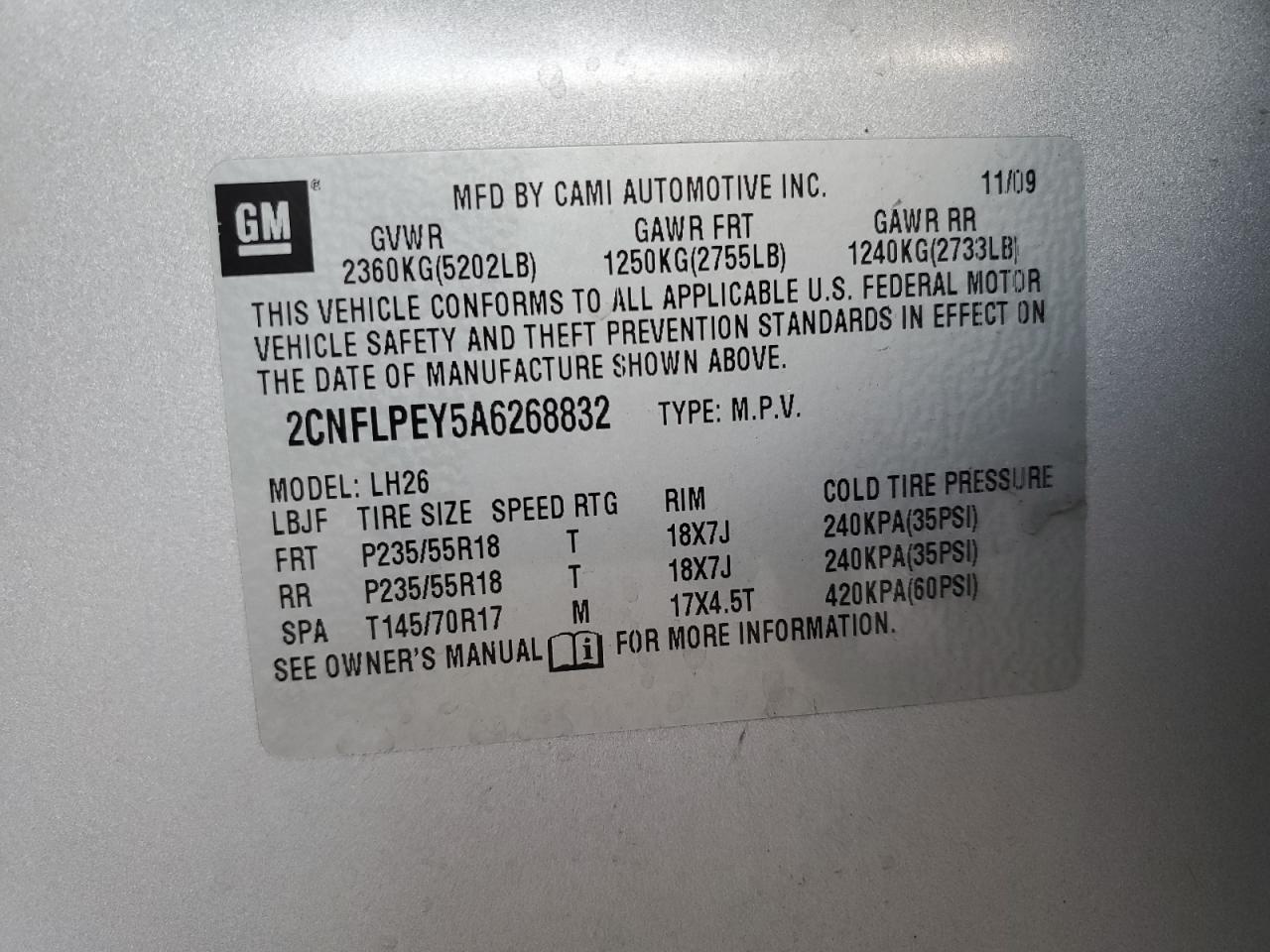 2010 Chevrolet Equinox - Image 15