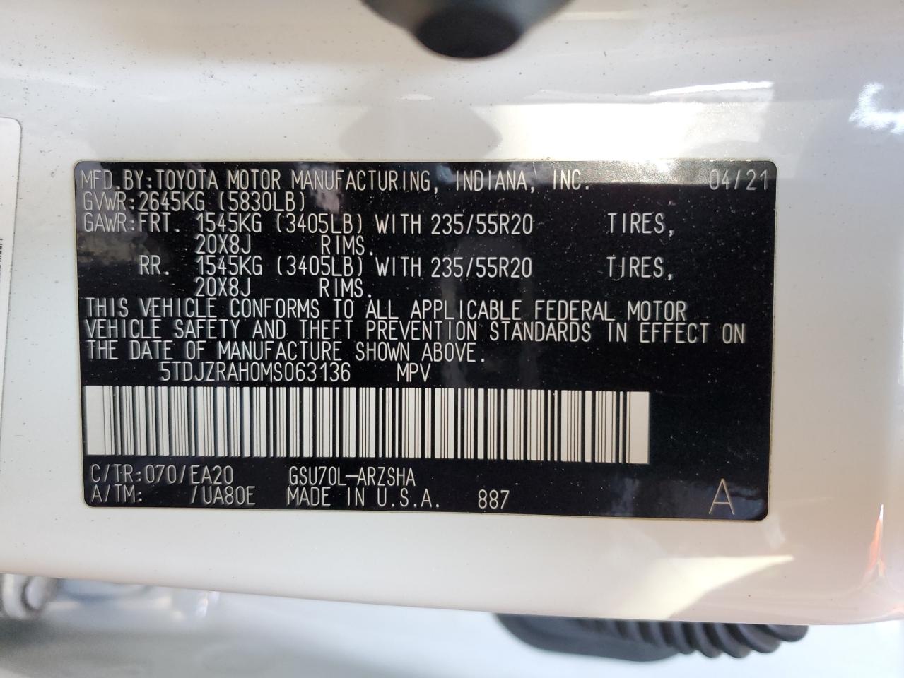 2021 Toyota Highlander - Image 14