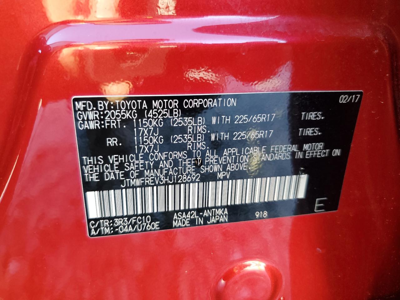 2017 Toyota RAV 4 - Image 14