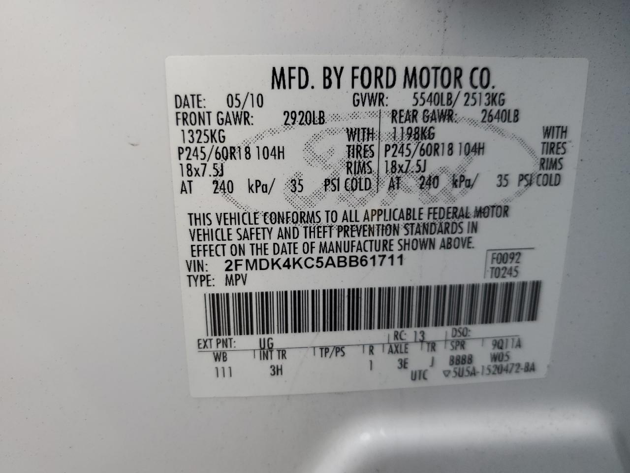 2010 Ford Edge - Image 13