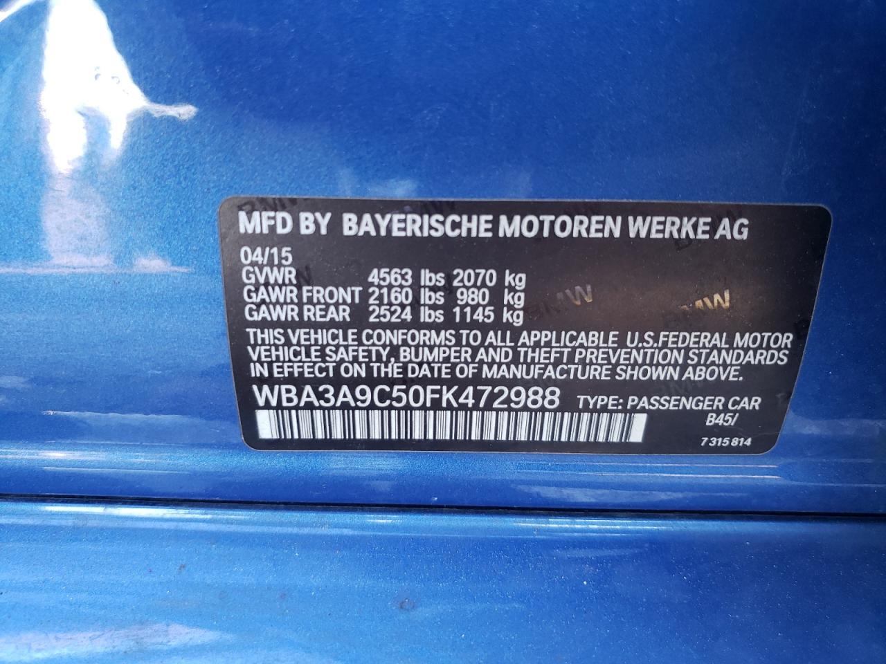 2015 BMW 3er - Image 12