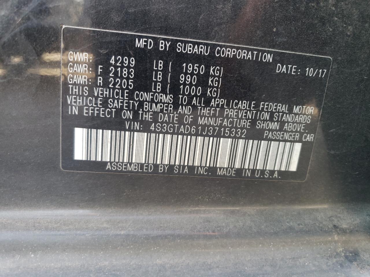 2018 Subaru Impreza - Image 12