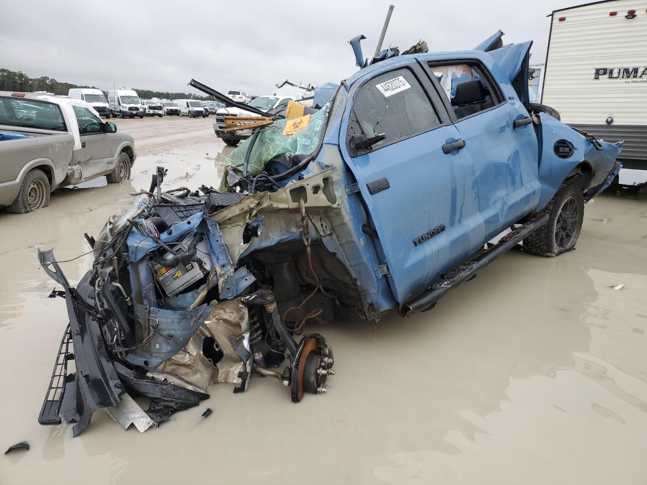 2020 Toyota Tundra Crewmax Sr5 продається в Houston, TX - Rollover