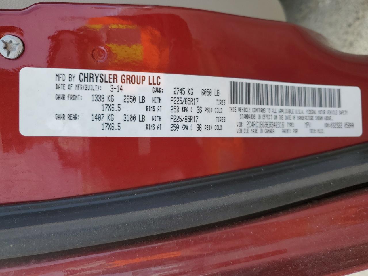 2014 Chrysler Town & Country - Image 14