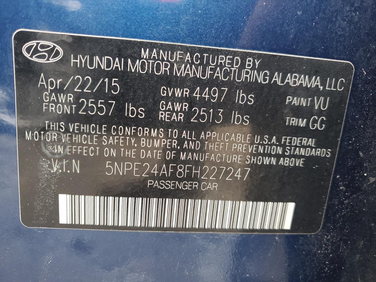 2015 Hyundai Sonata - Image 13