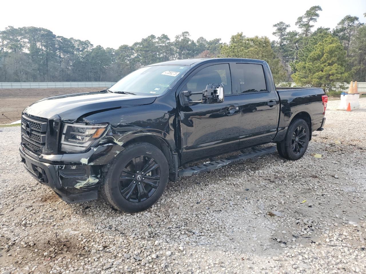2024 Nissan Titan Sv იყიდება Houston-ში, TX - Rollover