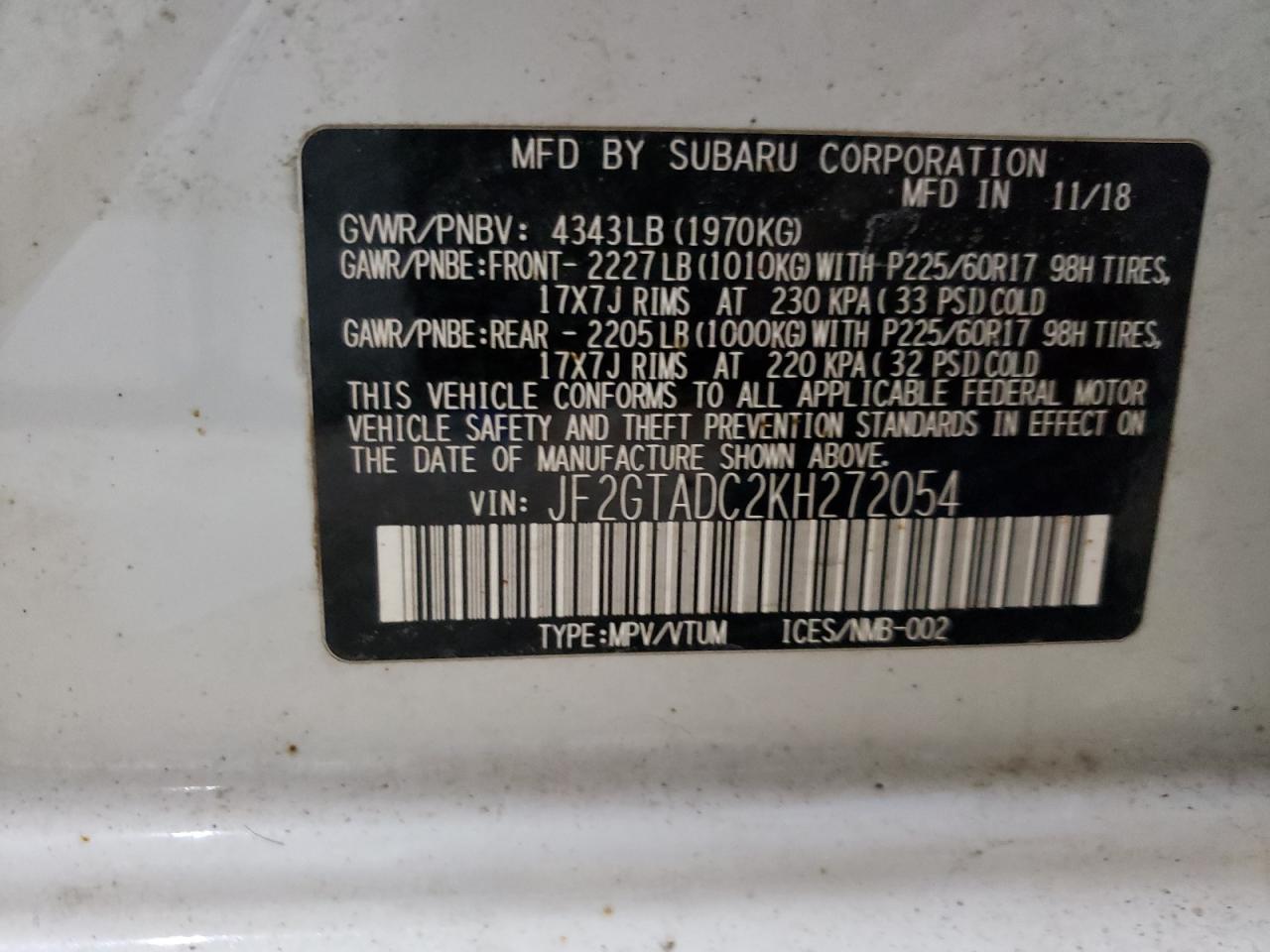 2019 Subaru XV - Image 12