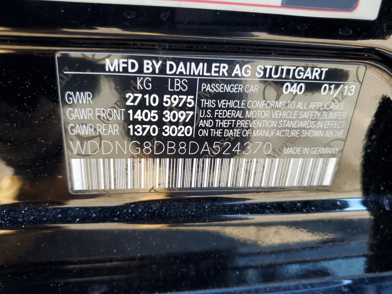 2013 Mercedes-Benz S-klasse - Image 12