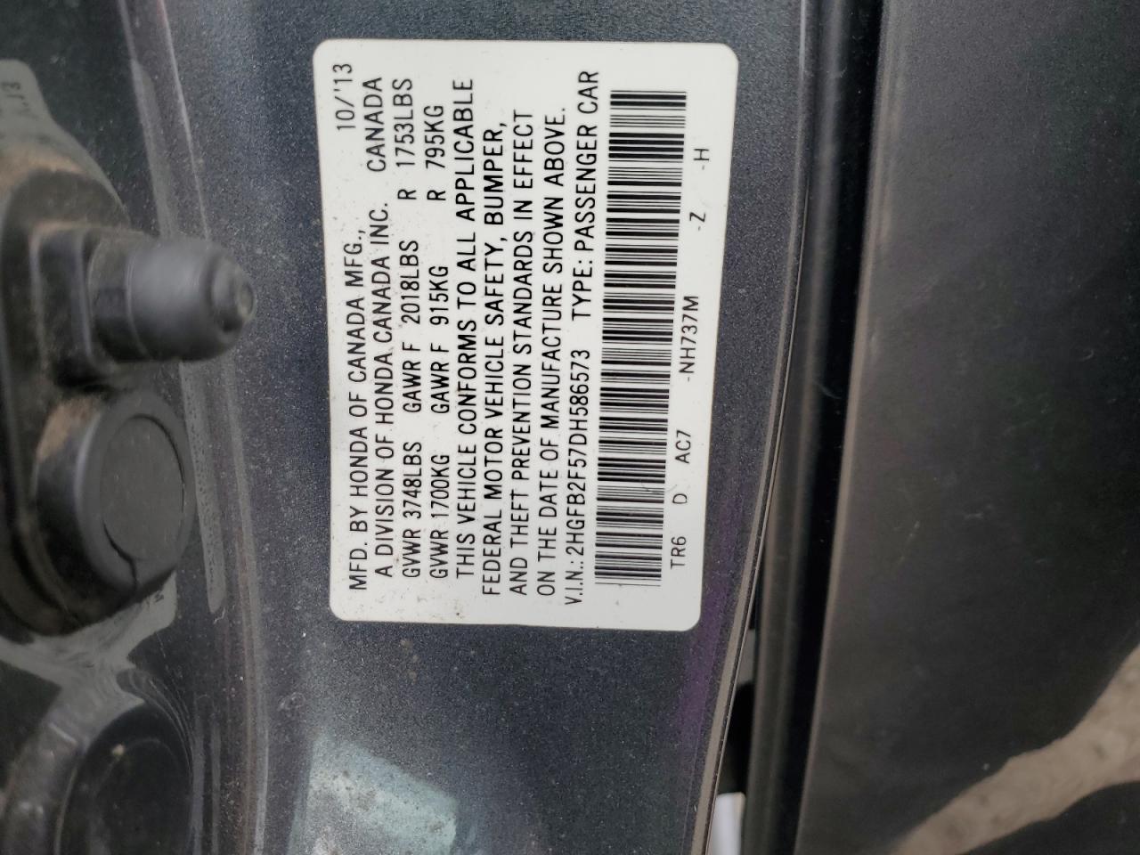2013 Honda Civic - Image 12