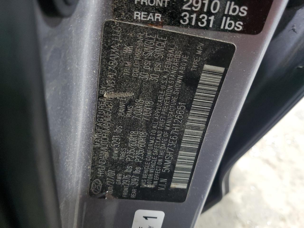 2007 Hyundai Santa Fe - Image 15